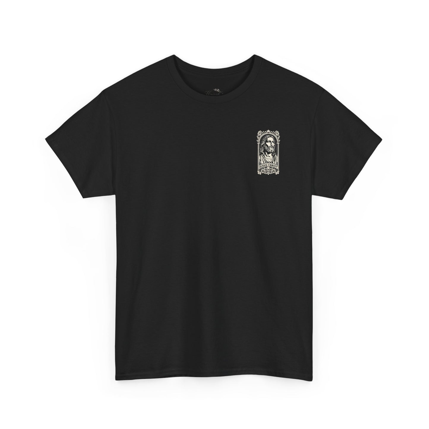 Jesus Christ Graphic Tee — Vintage Jesus Portrait T-Shirt