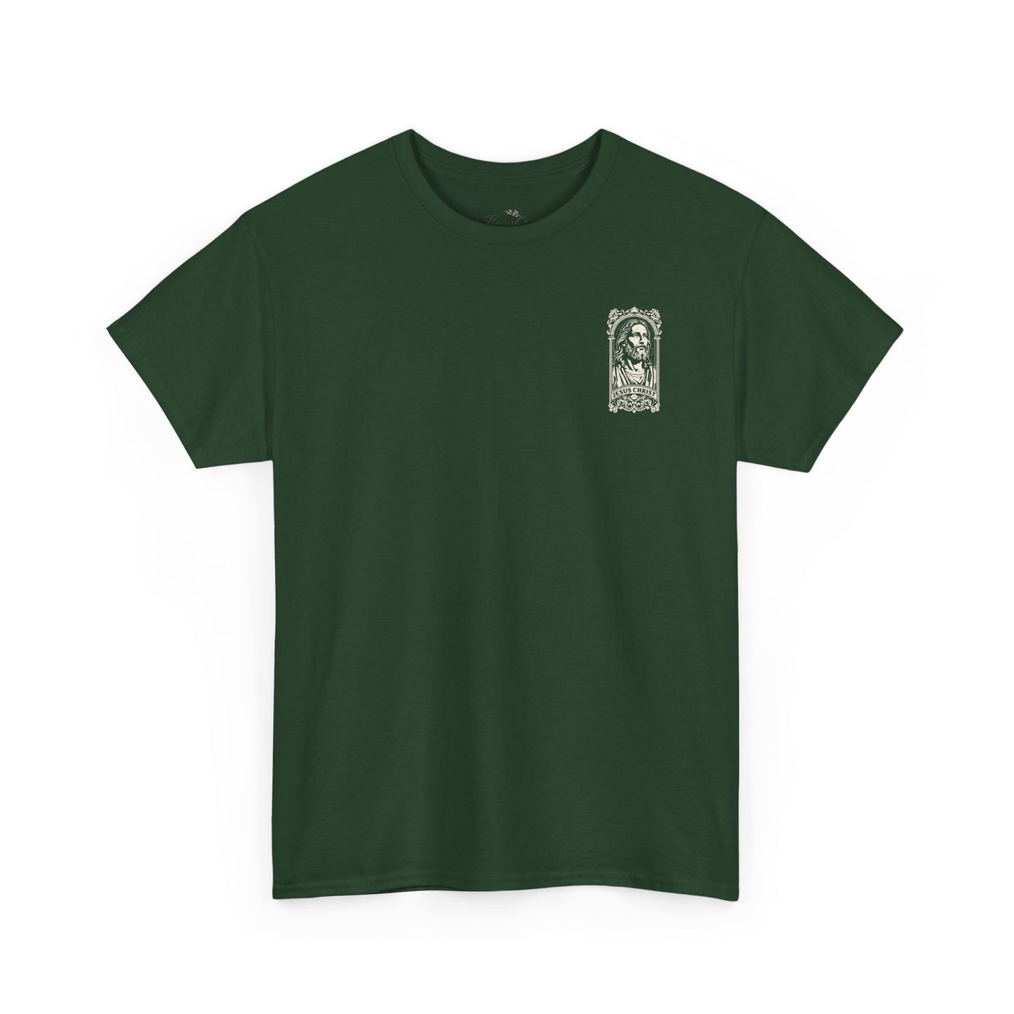 Jesus Christ Graphic Tee — Vintage Jesus Portrait T-Shirt