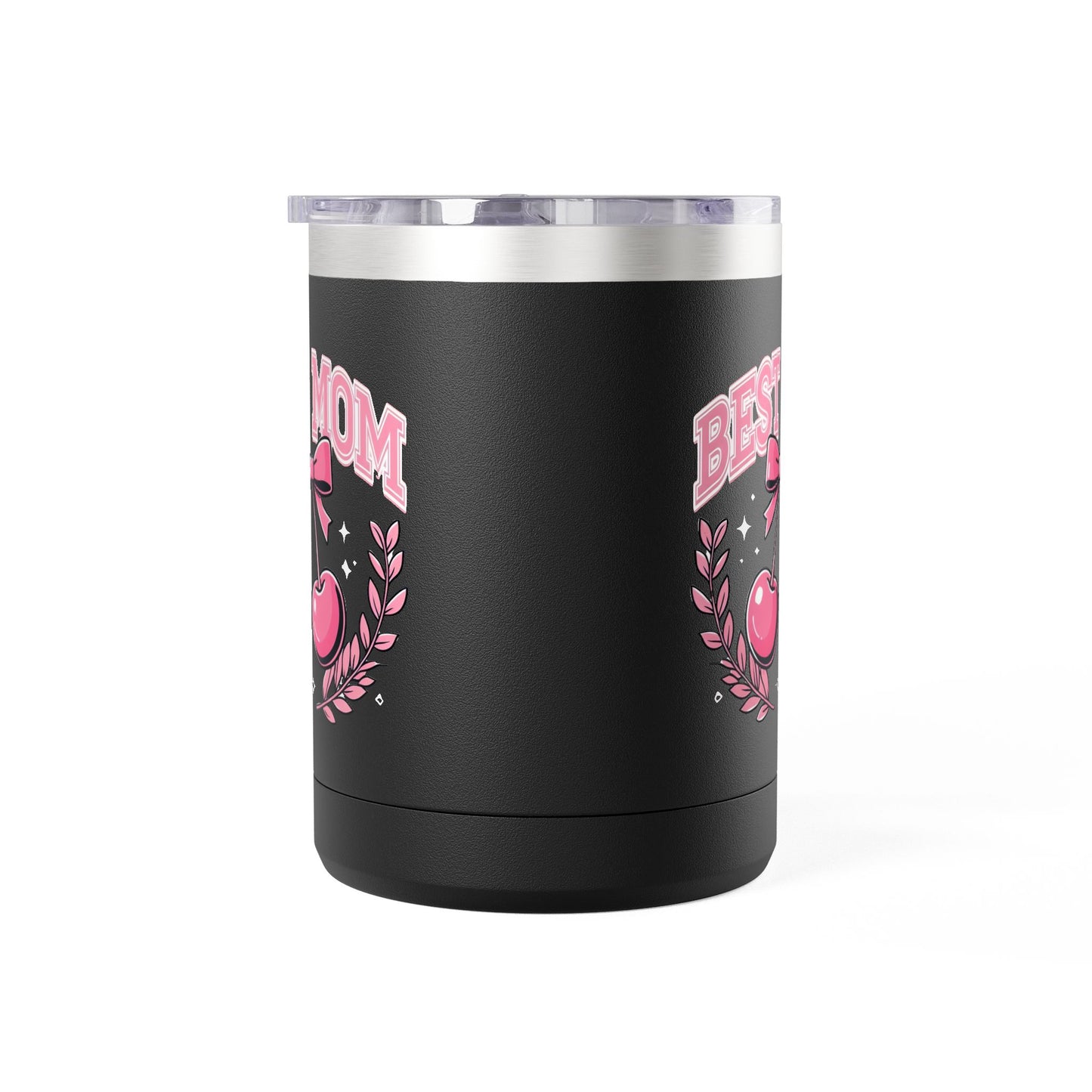 Best Mom Pink Bow & Cherries - 15oz Tumbler