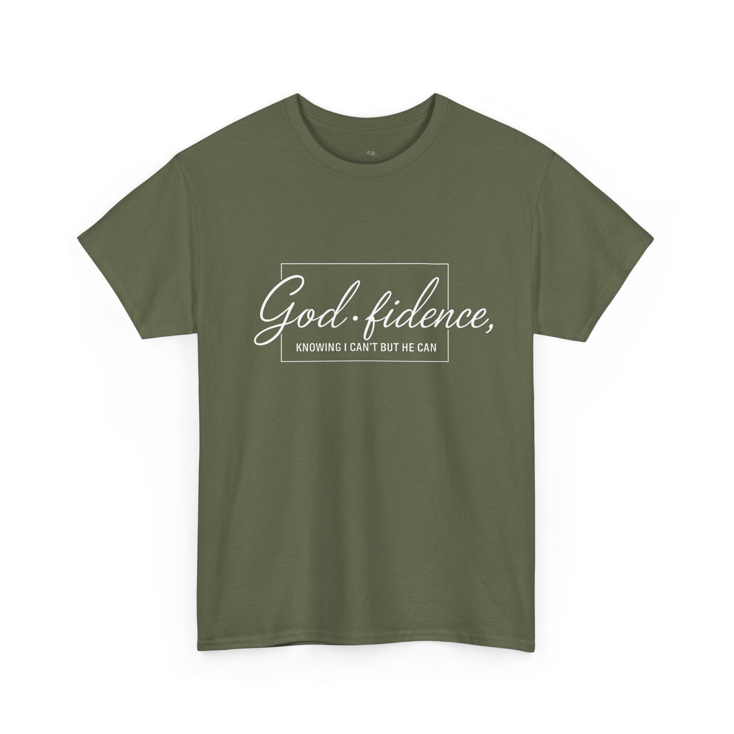God-fidence Unisex Tee — Inspirational Christian Script T-Shirt