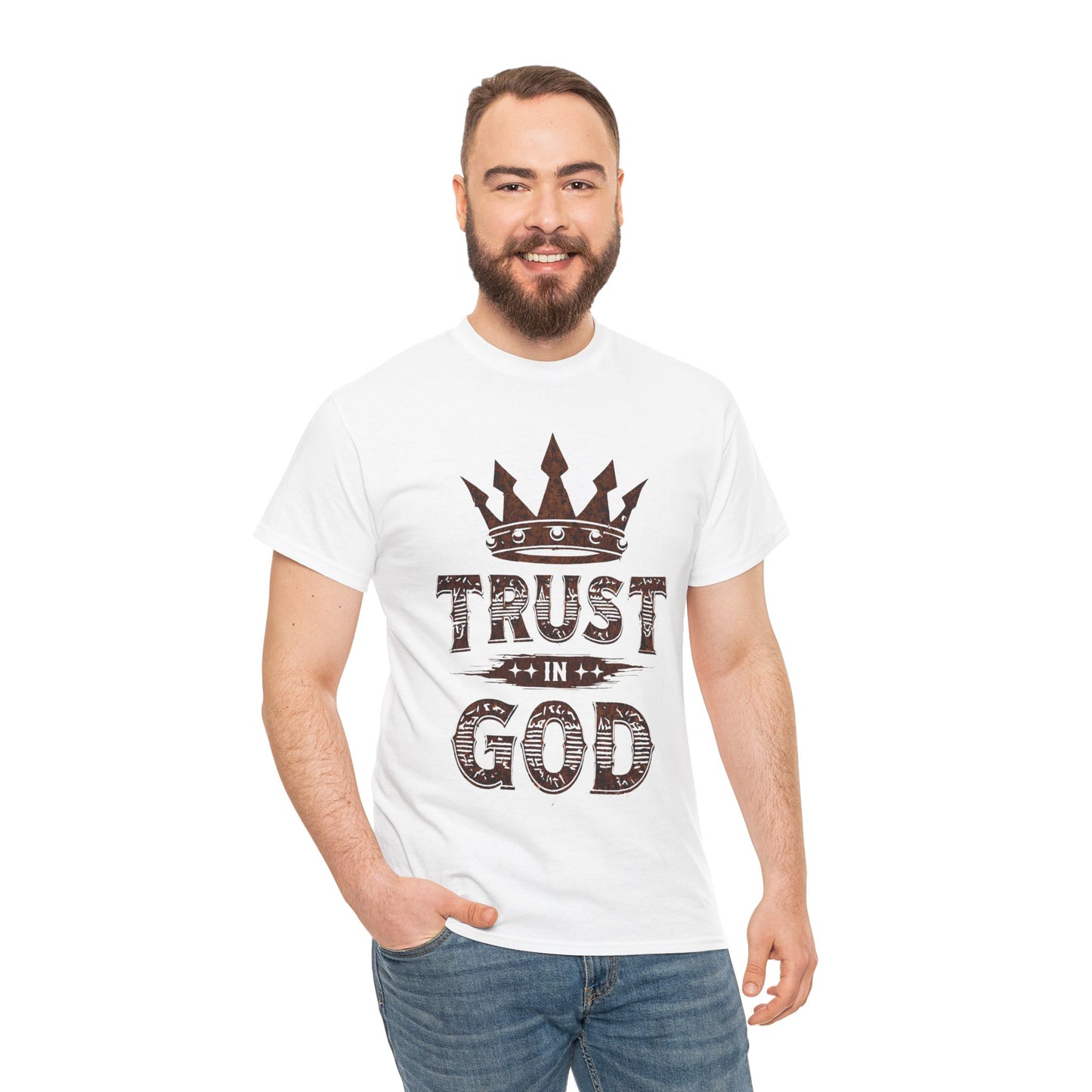 Trust in God T-Shirt — Crown Faith Christian Tee