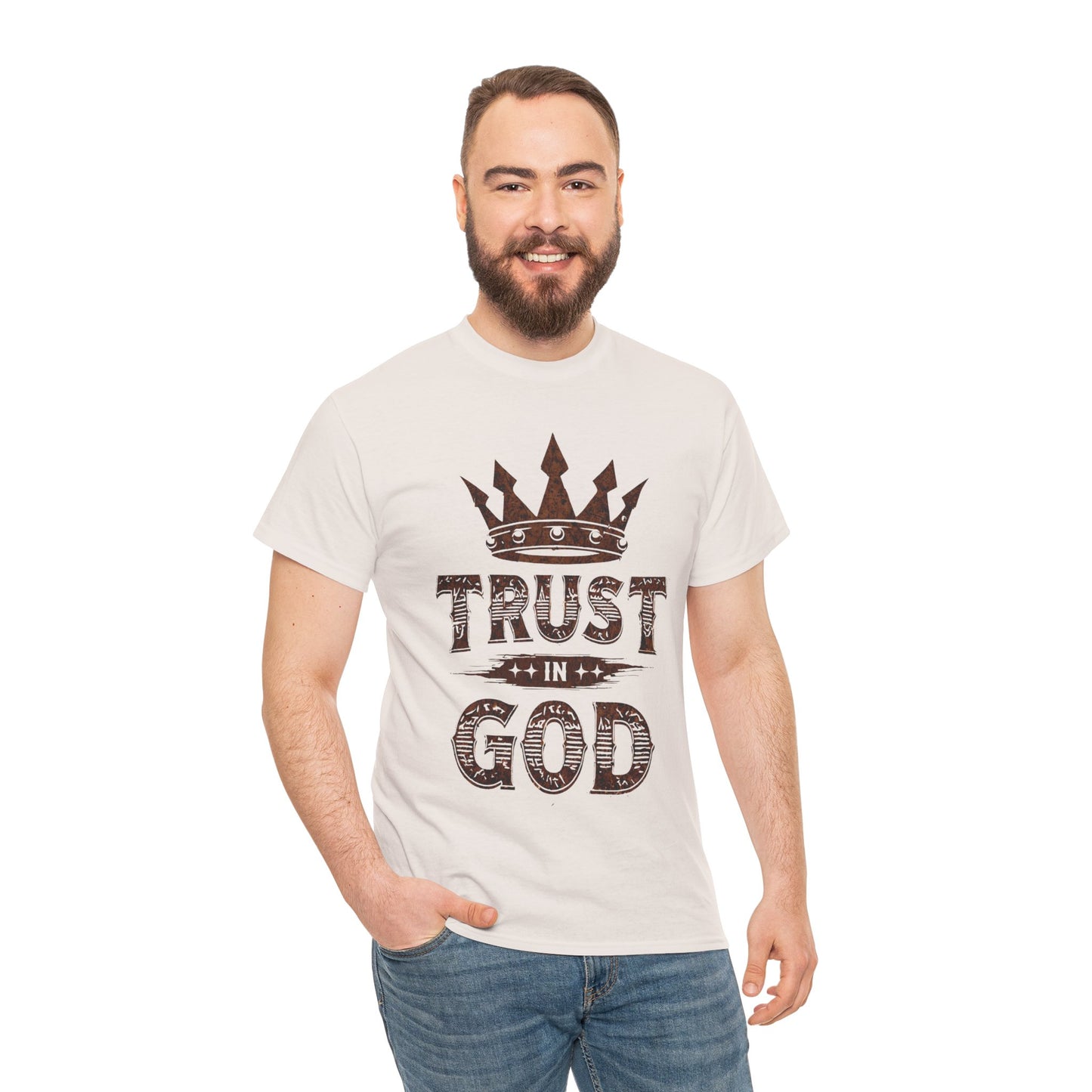 Trust in God T-Shirt — Crown Faith Christian Tee