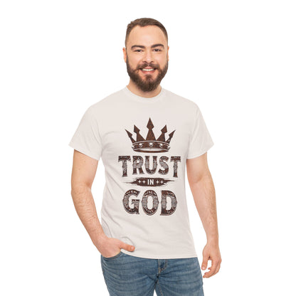 Trust in God T-Shirt — Crown Faith Christian Tee