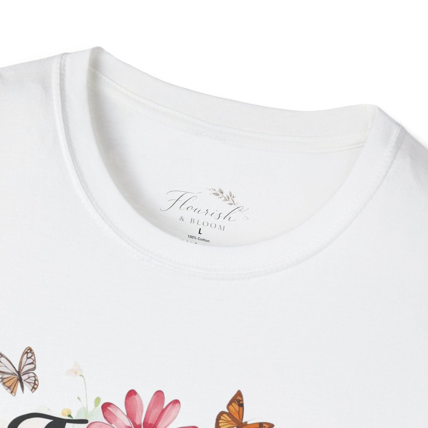 Jesus Loves You Floral T-Shirt — Christian Faith Inspirational Tee