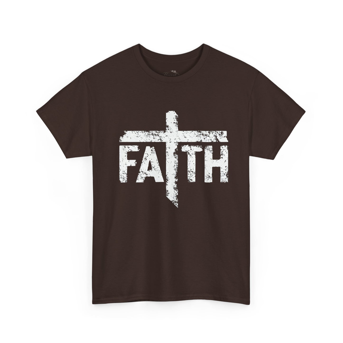 Faith Cross T-Shirt — Christian Inspirational Tee