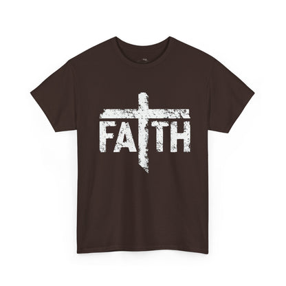 Faith Cross T-Shirt — Christian Inspirational Tee