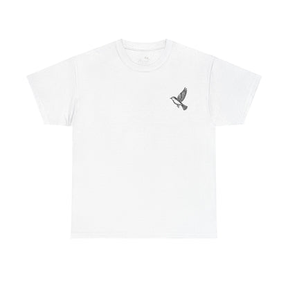 T-Shirt — "I Am With You Always" Hummingbird Floral Comfort Tee