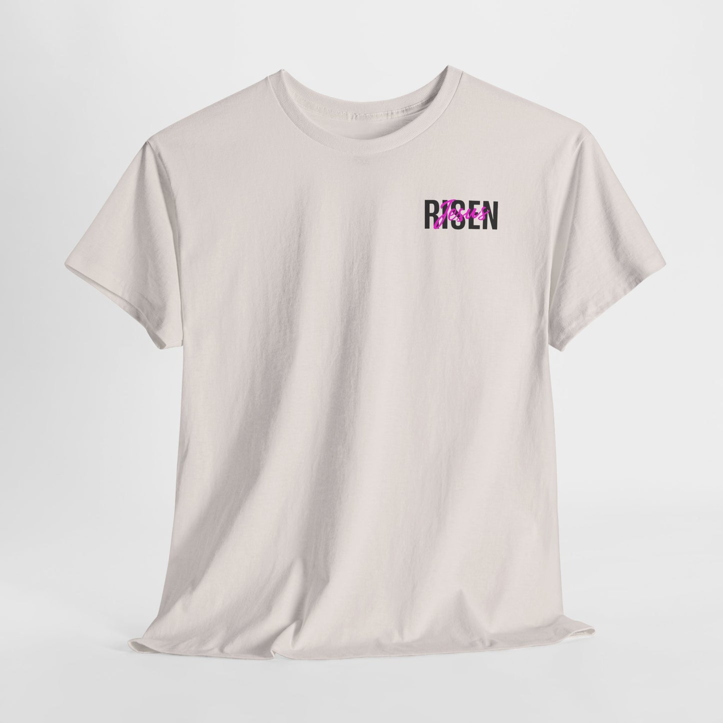 Christian 'Risen' PINK T-Shirt — Jesus Crown of Thorns Resurrection Tee