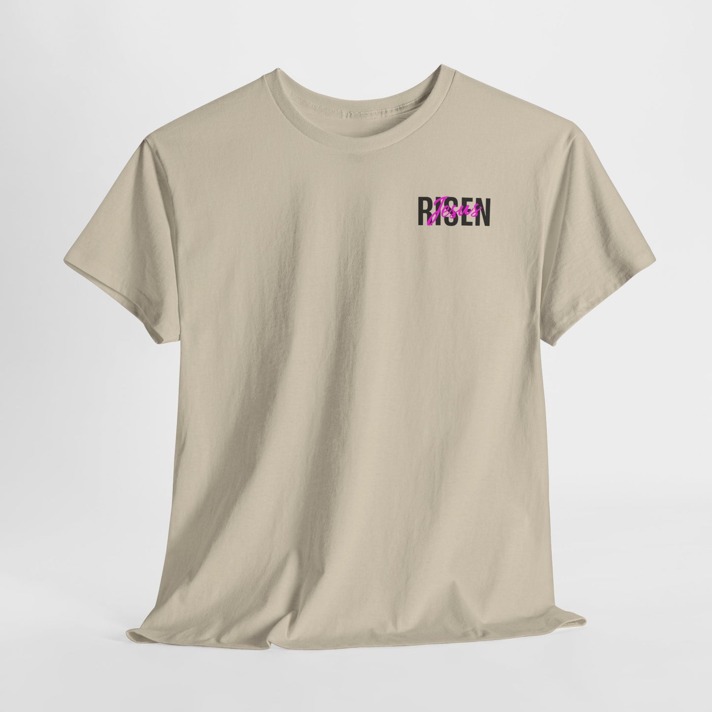 Christian 'Risen' PINK T-Shirt — Jesus Crown of Thorns Resurrection Tee