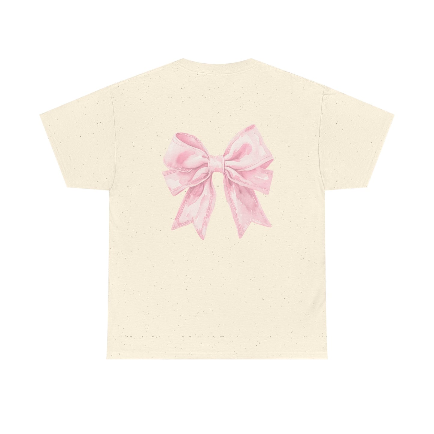 Feeling Bonita Tee — Pink Bow Graphic Cotton T‑Shirt