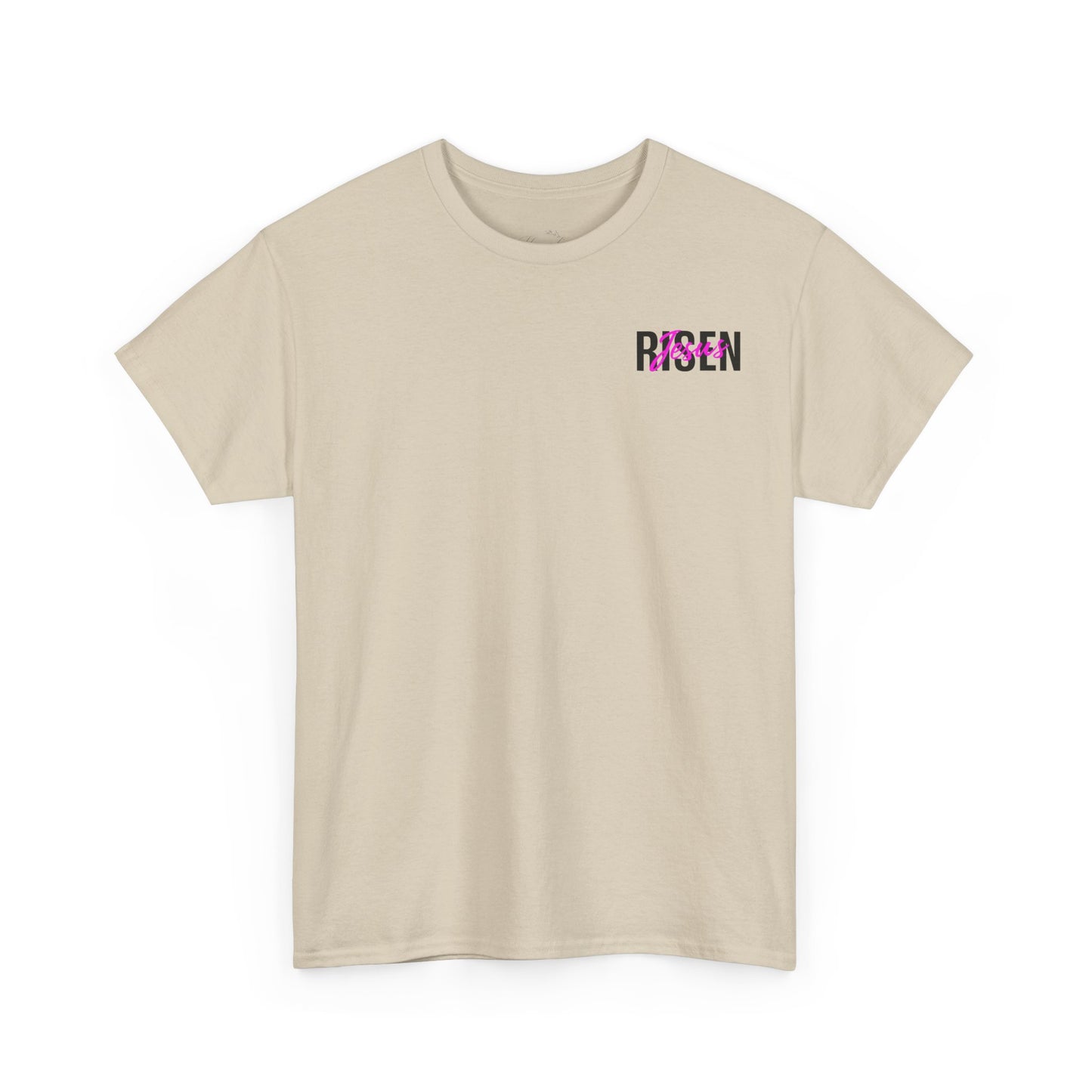 Christian 'Risen' PINK T-Shirt — Jesus Crown of Thorns Resurrection Tee