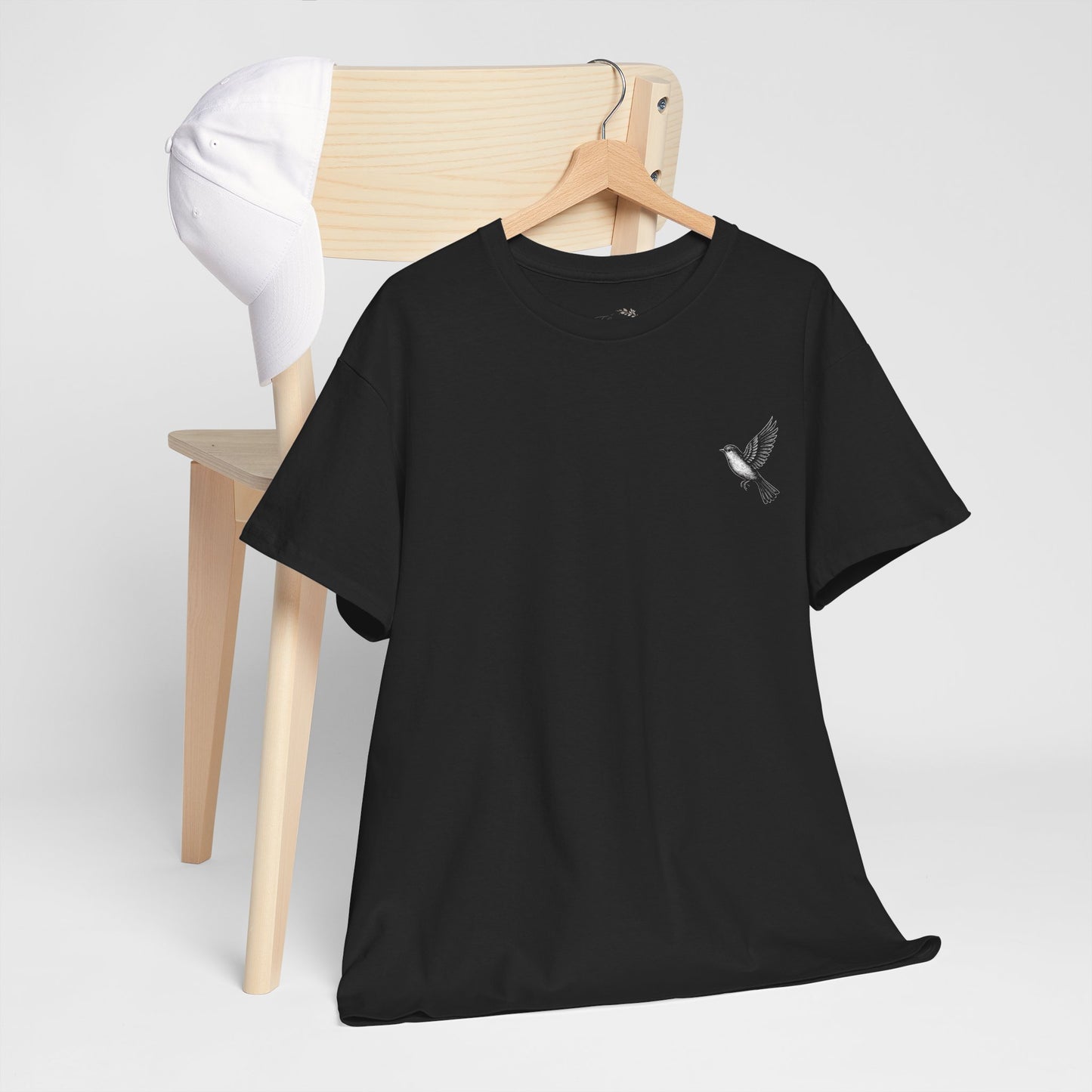 T-Shirt — "I Am With You Always" Hummingbird Floral Comfort Tee