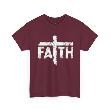 Faith Cross T-Shirt — Christian Inspirational Tee
