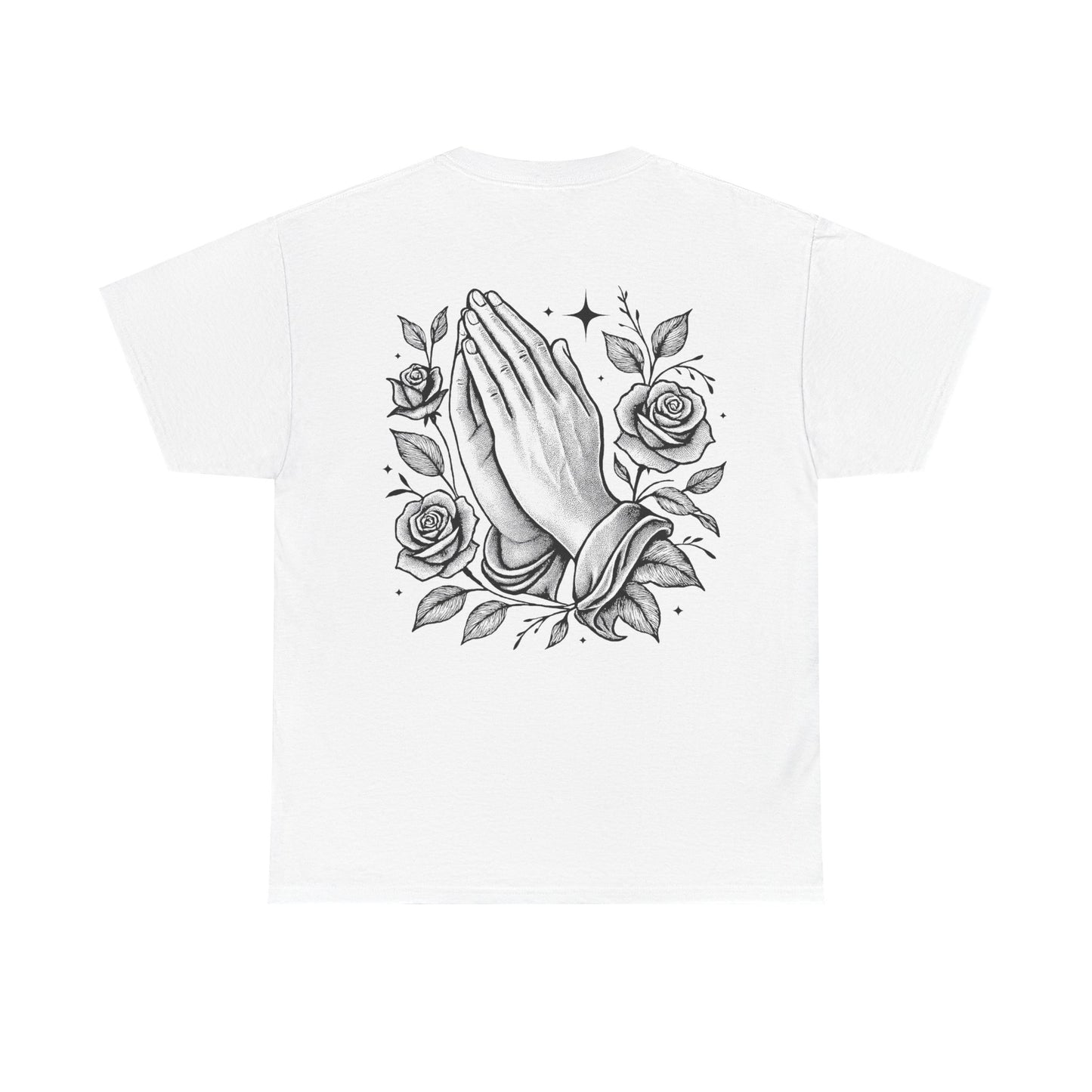 Prayer Hands T-Shirt — Pray Without Ceasing Graphic Unisex Tee