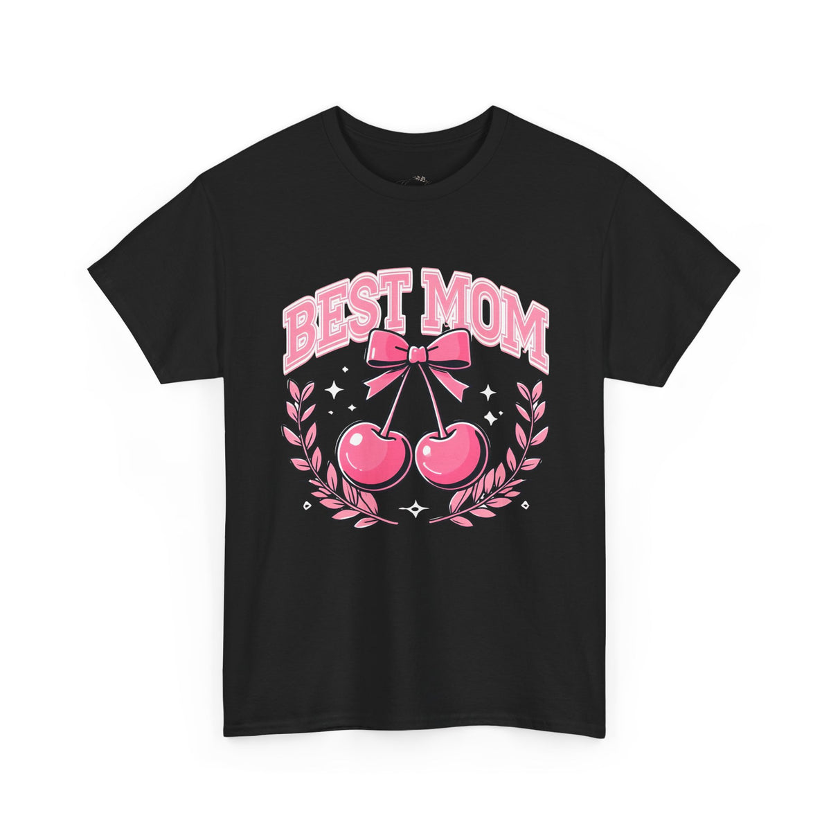 Best Mom Cherry Tee — Cute Pink Mother's Day T-Shirt