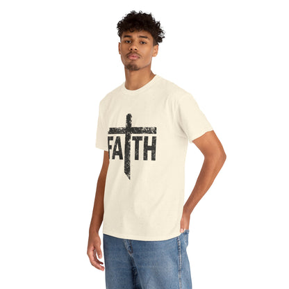 Faith Cross T-Shirt — Christian Inspirational Tee