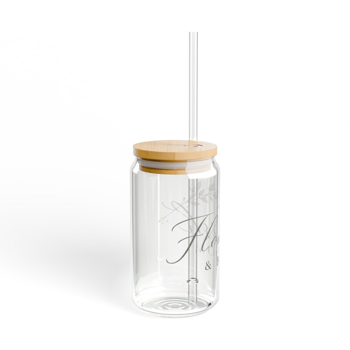 Sipper Glass - Flourish & Bloom Branded (16oz)