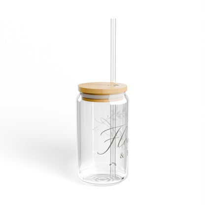 Sipper Glass - Flourish & Bloom Branded (16oz)