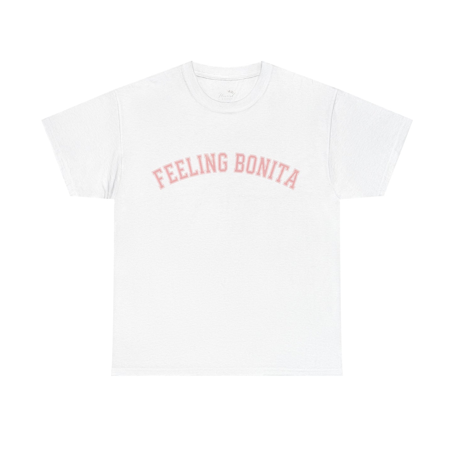 Feeling Bonita Tee — Pink Bow Graphic Cotton T‑Shirt