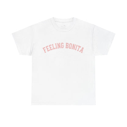 Feeling Bonita Tee — Pink Bow Graphic Cotton T‑Shirt
