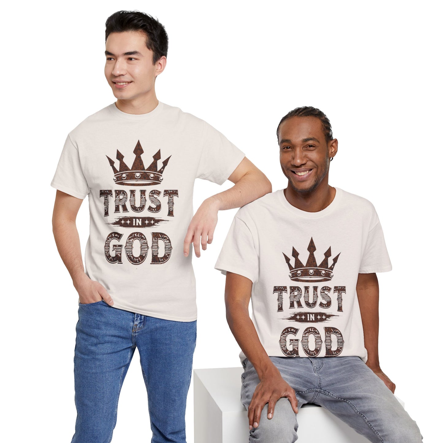 Trust in God T-Shirt — Crown Faith Christian Tee