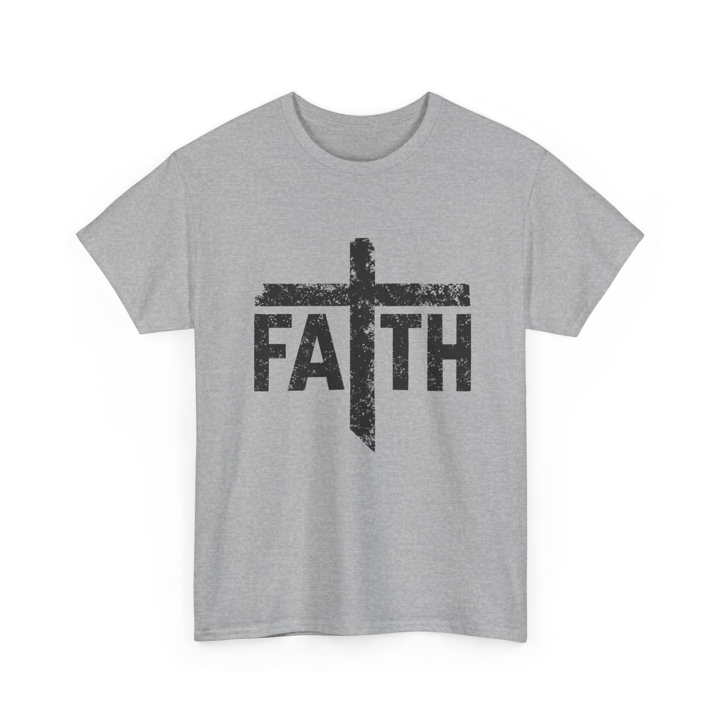 Faith Cross T-Shirt — Christian Inspirational Tee