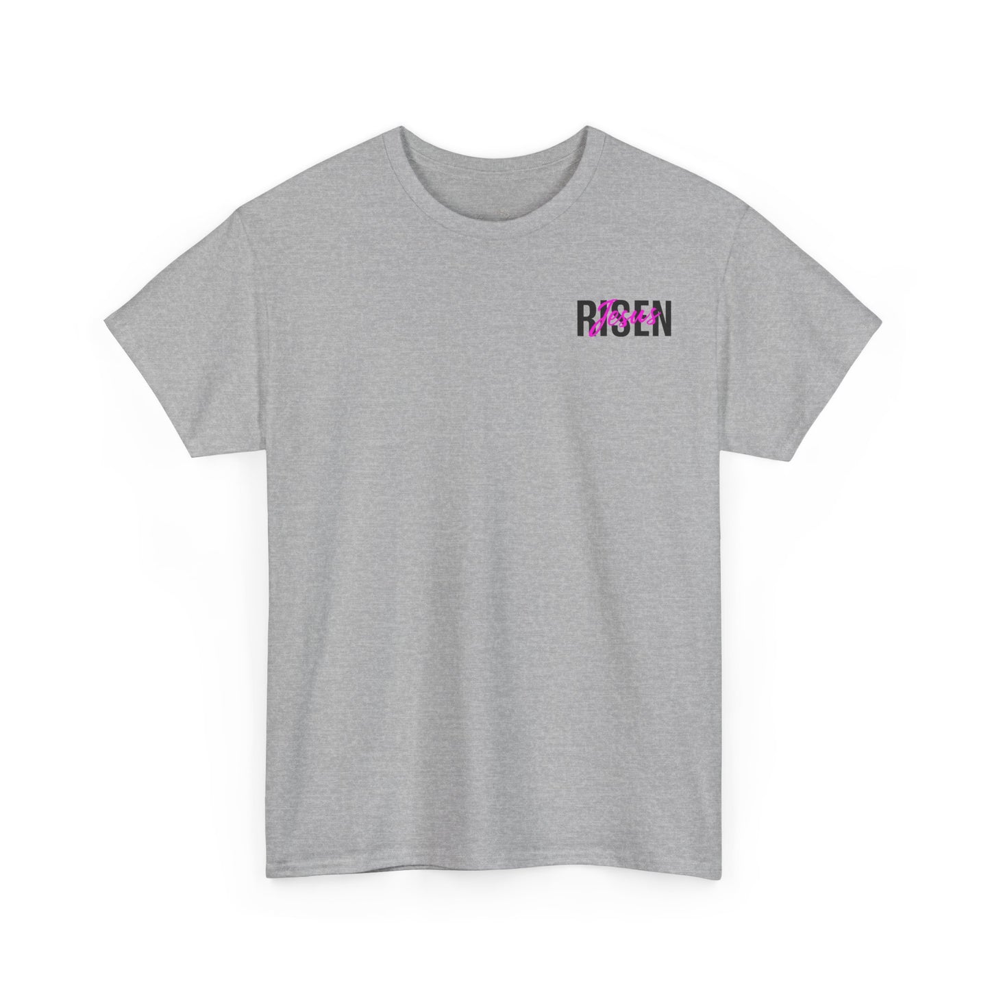 Christian 'Risen' PINK T-Shirt — Jesus Crown of Thorns Resurrection Tee