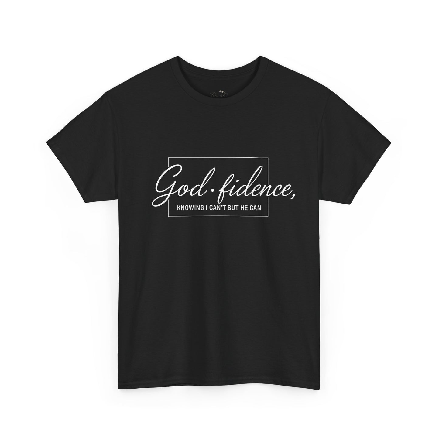 God-fidence Unisex Tee — Inspirational Christian Script T-Shirt