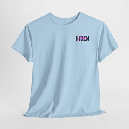 Christian 'Risen' PINK T-Shirt — Jesus Crown of Thorns Resurrection Tee