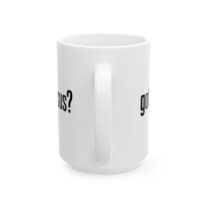Ceramic Mug — 'Got Jesus?' Minimalist Funny Typography Coffee Cup