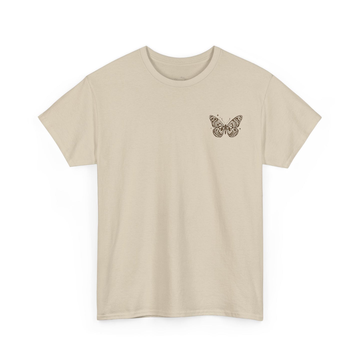 Keep Flying Butterfly Tee — Retro Motivational Graphic Shirt
