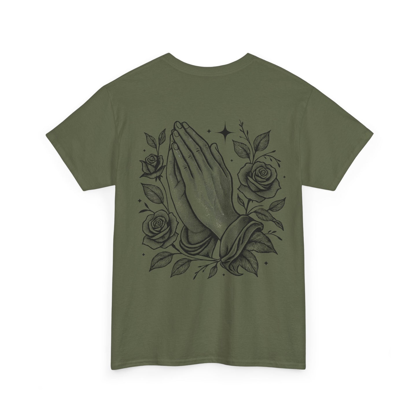 Prayer Hands T-Shirt — Pray Without Ceasing Graphic Unisex Tee