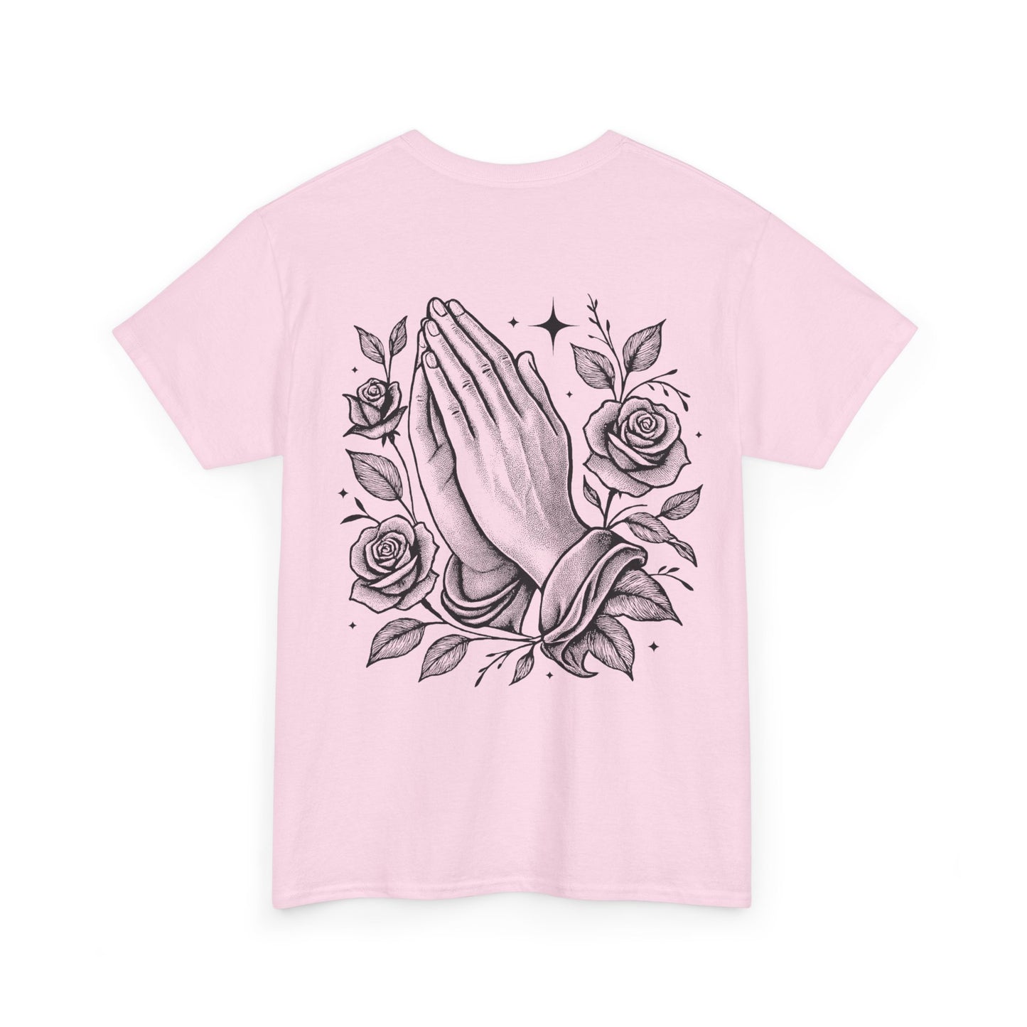Prayer Hands T-Shirt — Pray Without Ceasing Graphic Unisex Tee
