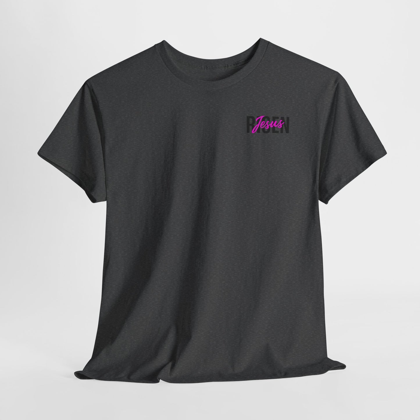 Christian 'Risen' PINK T-Shirt — Jesus Crown of Thorns Resurrection Tee