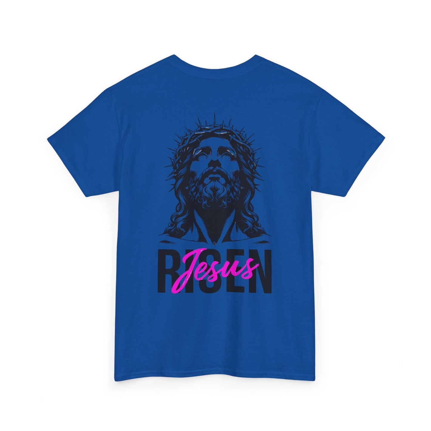 Christian 'Risen' PINK T-Shirt — Jesus Crown of Thorns Resurrection Tee