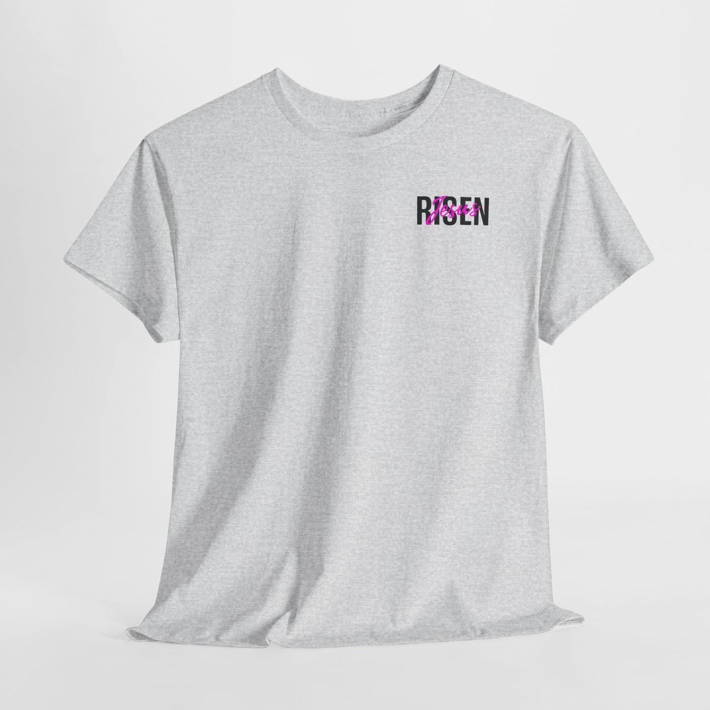 Christian 'Risen' PINK T-Shirt — Jesus Crown of Thorns Resurrection Tee