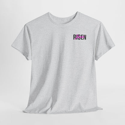 Christian 'Risen' PINK T-Shirt — Jesus Crown of Thorns Resurrection Tee