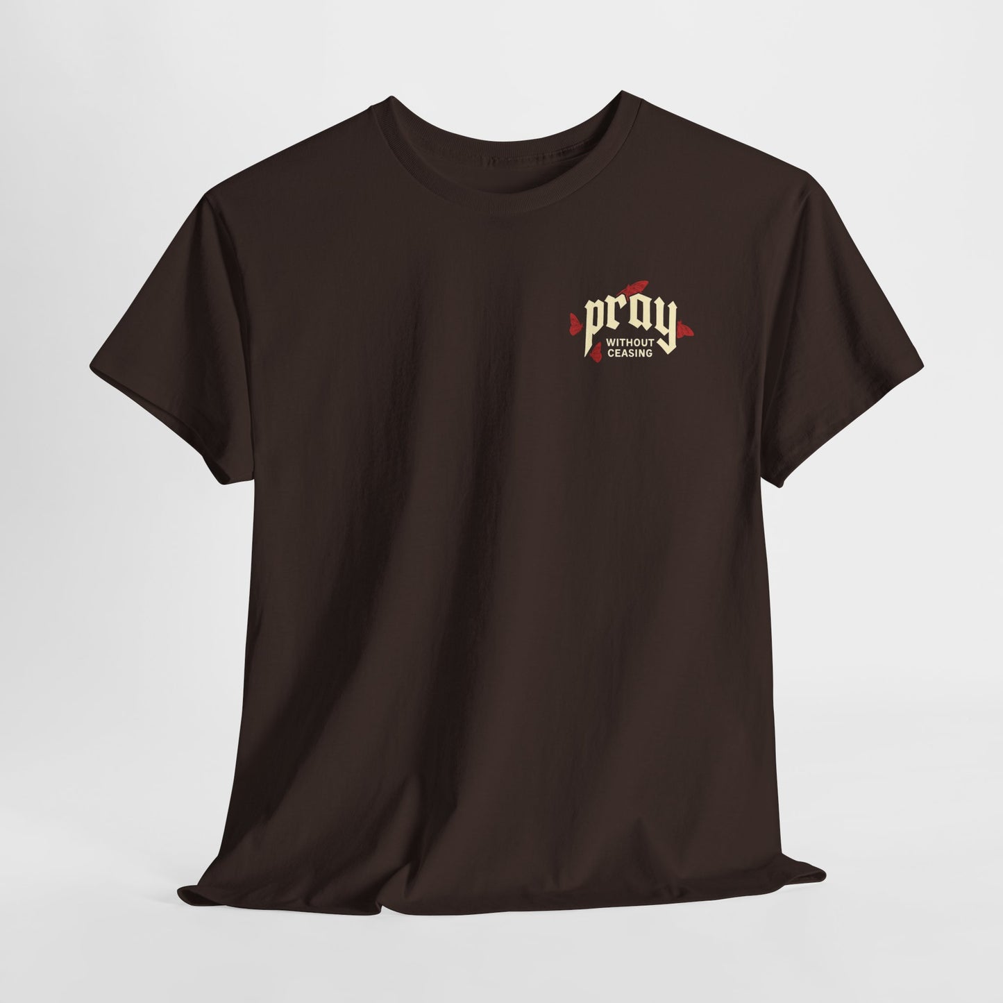 Prayer Hands T-Shirt — Pray Without Ceasing Graphic Unisex Tee