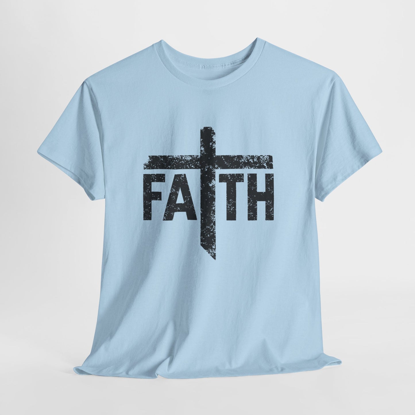 Faith Cross T-Shirt — Christian Inspirational Tee