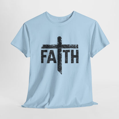 Faith Cross T-Shirt — Christian Inspirational Tee