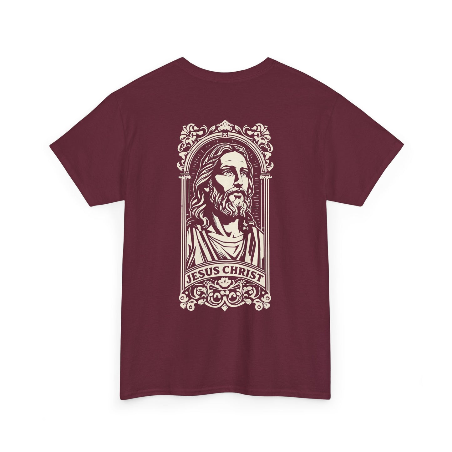 Jesus Christ Graphic Tee — Vintage Jesus Portrait T-Shirt