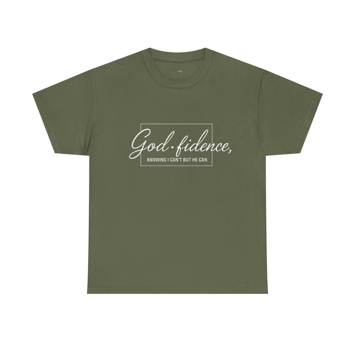 God-fidence Unisex Tee — Inspirational Christian Script T-Shirt