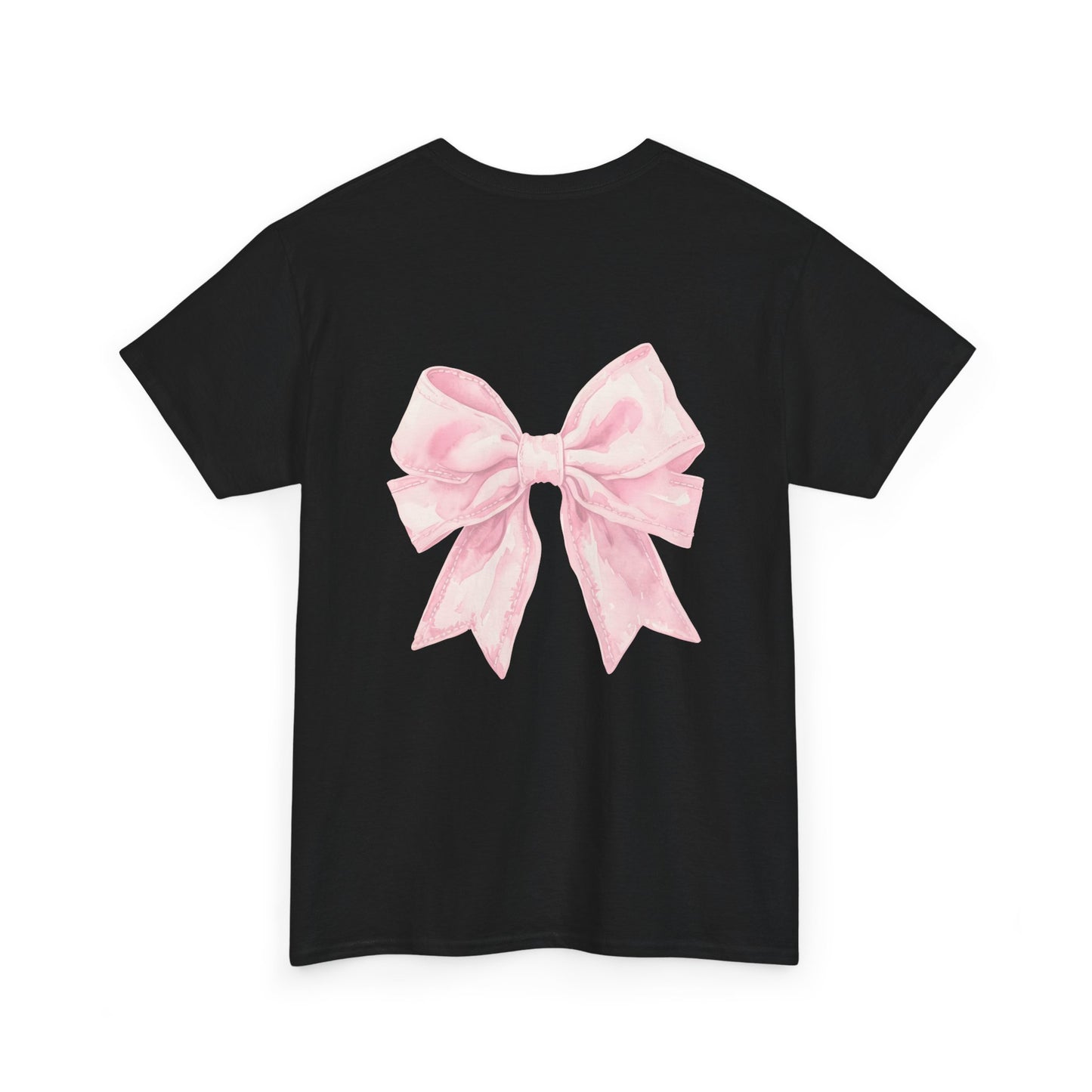 Feeling Bonita Tee — Pink Bow Graphic Cotton T‑Shirt