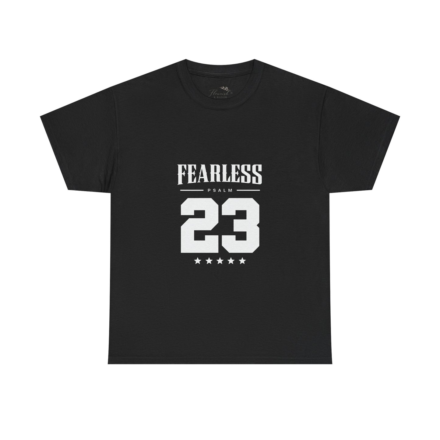 Fearless Psalm 23 Unisex T-Shirt — The Good Shepherd Christian Tee