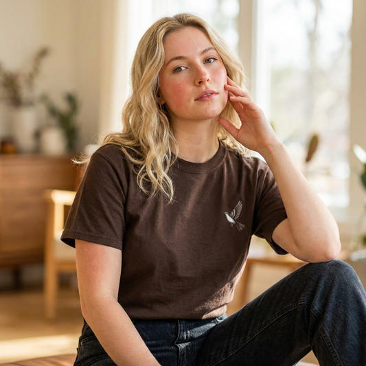 T-Shirt — "I Am With You Always" Hummingbird Floral Comfort Tee