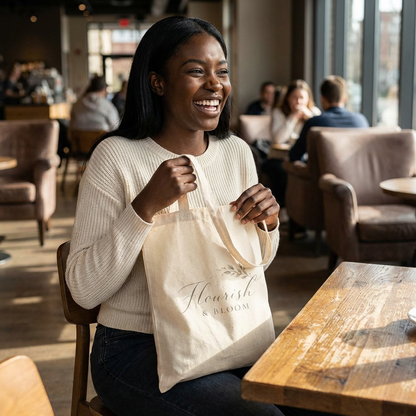 Flourish & Bloom Inspirational Tote Bag — Rep & style our brand your way!