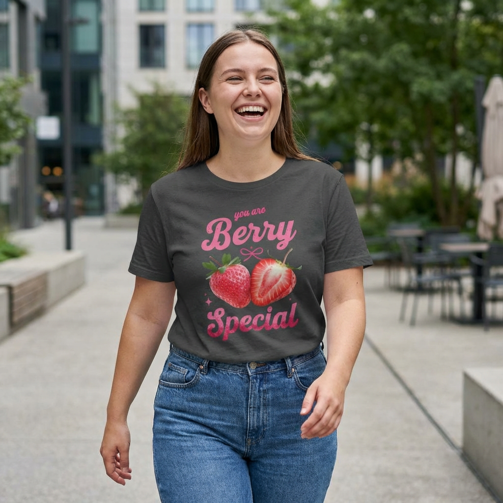 T-Shirt — "You Are Berry Special" Strawberry Graphic Tee