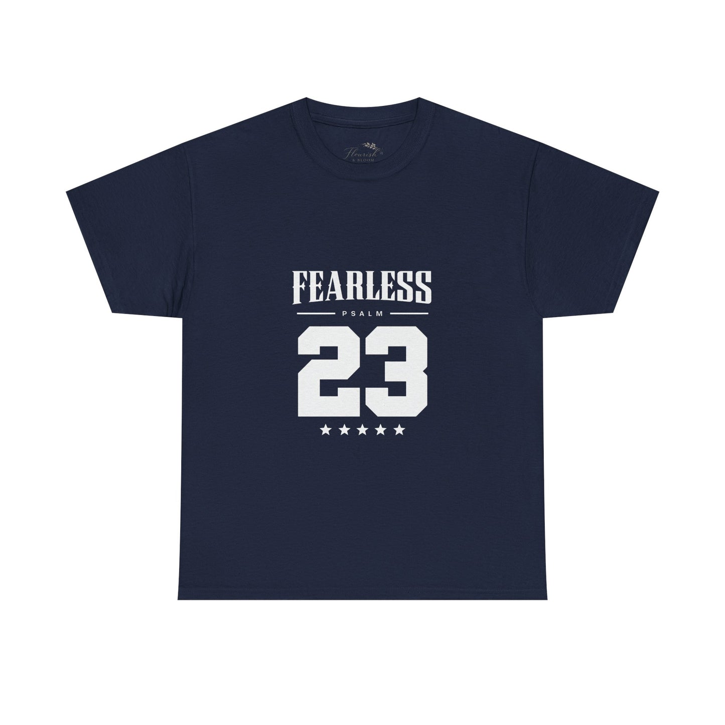 Fearless Psalm 23 Unisex T-Shirt — The Good Shepherd Christian Tee