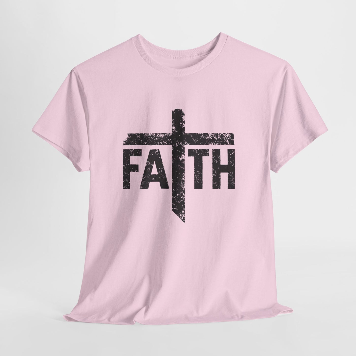Faith Cross T-Shirt — Christian Inspirational Tee