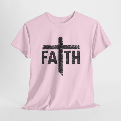 Faith Cross T-Shirt — Christian Inspirational Tee